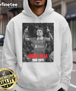 Premium R.I.P Diogo Jota Hoodie featuring stylish design and comfortable fit for fans of the football star.