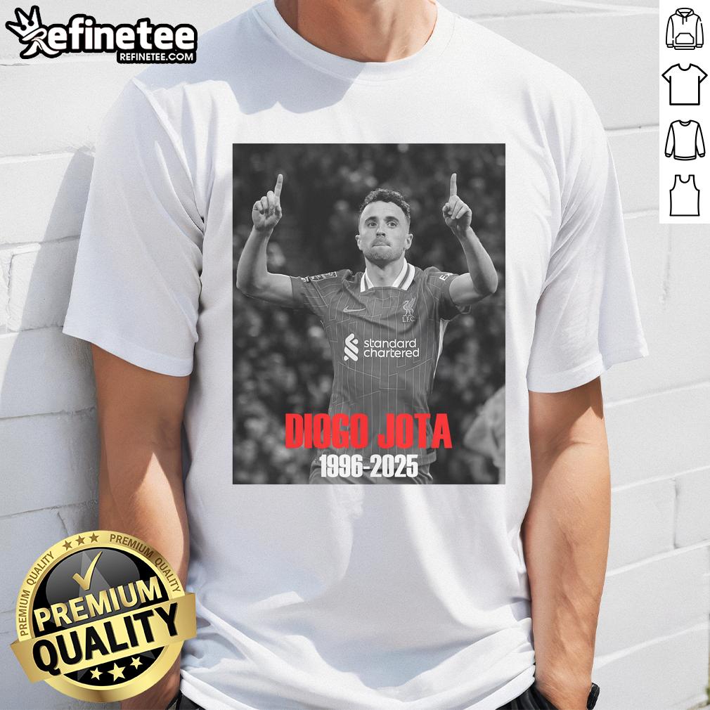 Premium R.I.P Diogo Jota T Shirt Premium R.I.P Diogo Jota T-Shirt featuring a stylish design in tribute to the football star, perfect for fans.