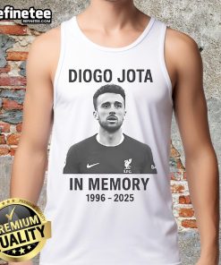 Premium Rip Diogo Jota In Memory 1996-2025 Tank Top showcasing stylish design and tribute to the football star.
