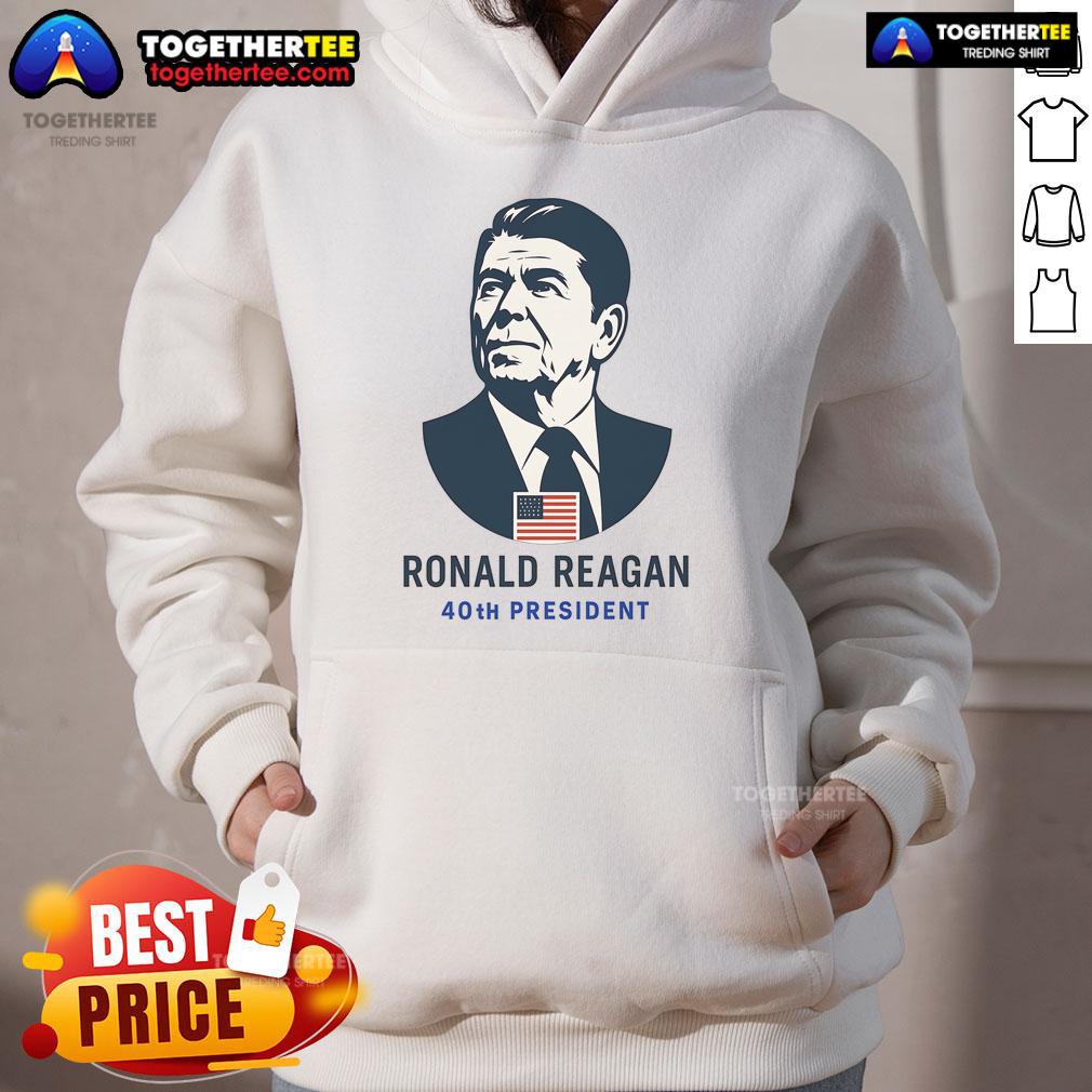 Premium Ronald Reagan 40Th President Minimalistic Hoodie Premium Ronald Reagan 40th President minimalistic hoodie featuring a stylish design and soft fabric for casual wear.