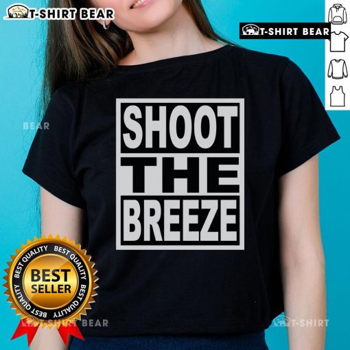 Premium Shoot The Breeze Ladies Tee in vibrant colors, perfect for casual wear and stylish summer outfits.