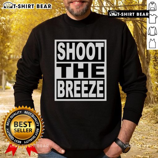 Premium Shoot The Breeze Sweatshirt in soft fabric, perfect for casual outings and cozy comfort.