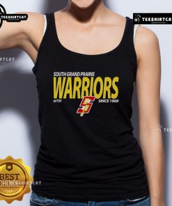 Premium South Grand Prairie Warriors Since 1969 tank top, showcasing vibrant design and sporty style for fans.