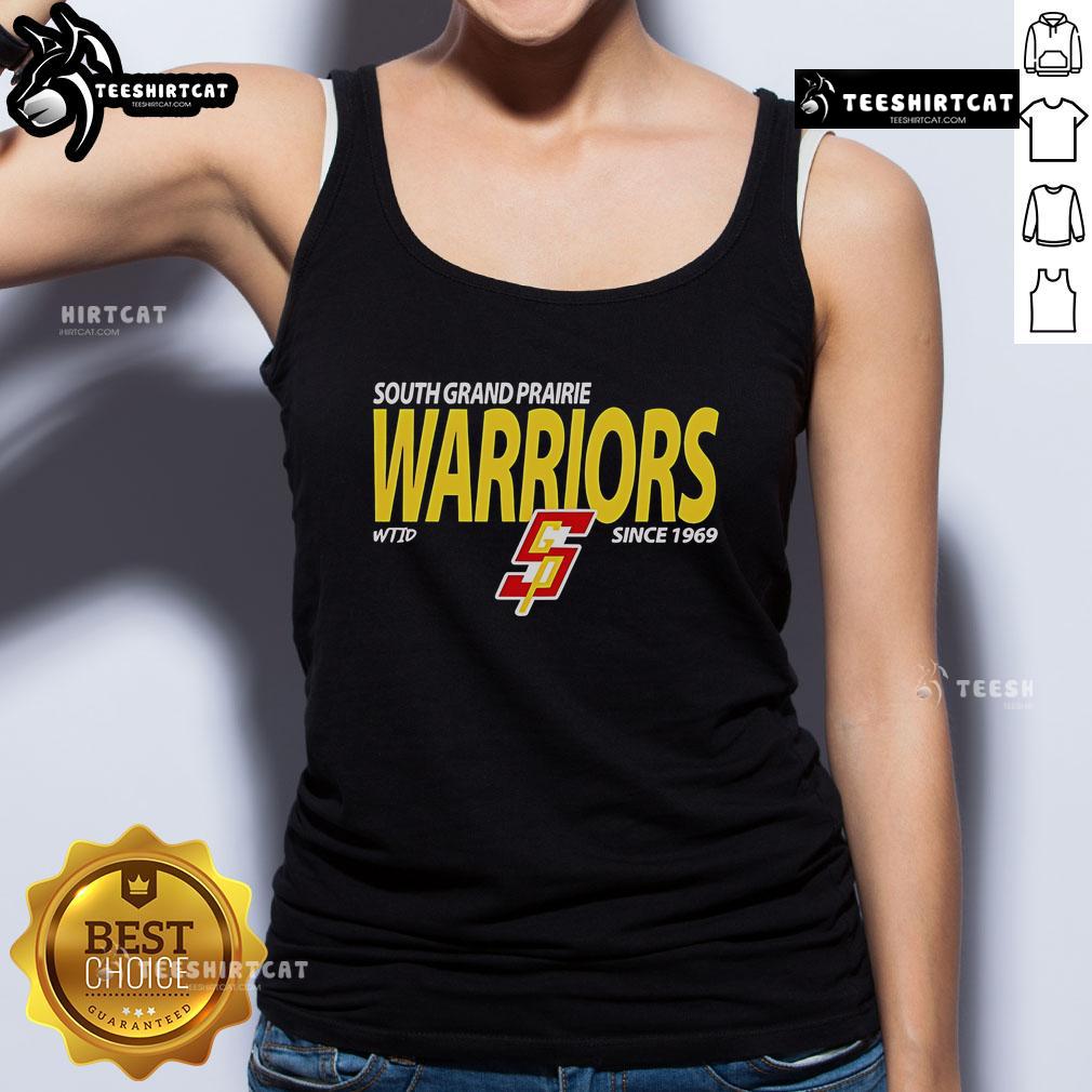 Premium South Grand Prairie Warriors Since 1969 Tank Top Premium South Grand Prairie Warriors Since 1969 tank top, showcasing vibrant design and sporty style for fans.