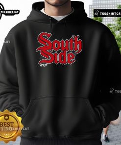 Premium South Side Hoodie in black, featuring a stylish design and comfortable fit, perfect for casual wear.
