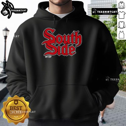 Premium South Side Hoodie in black, featuring a stylish design and comfortable fit, perfect for casual wear.