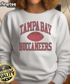 Alt Text: Premium Tampa Bay Buccaneers Gridiron Sweatshirt featuring team logo, perfect for fans and chilly game days.