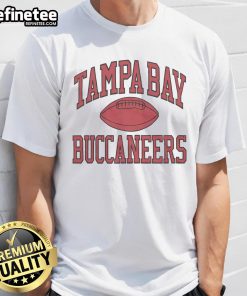 Premium Tampa Bay Buccaneers Gridiron T-Shirt featuring team colors and logo, perfect for fans and game day attire.