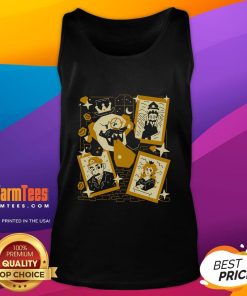 Premium Tasteful Afterlife Super Mario King Boo Painting Art Tank Top featuring vibrant King Boo design for gamers.
