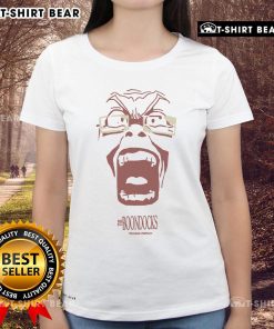 Alt Text: Premium The Boondocks Granddad Sand Ladies Tee featuring a stylish design inspired by the iconic animated series.