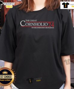 Premium The Great Cornholio 24 TP Ladies Tee featuring fun graphics, perfect for fans and everyday wear.