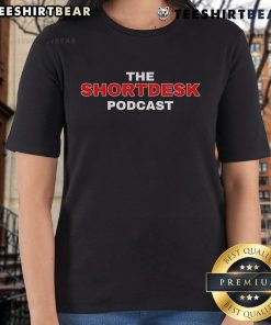 Premium The Shortdesk Podcast Ladies Tee in stylish design, perfect for fans of the podcast and casual wear.