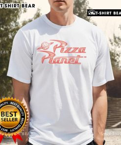 Premium Toy Story Pizza Planet T-Shirt featuring vibrant graphics and iconic design for fans of the beloved movie.