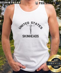 Premium United States Skinheads tank top featuring bold graphic design and comfortable fit for casual wear.