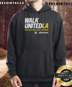 Premium Walk United LA hoodie featuring Los Angeles Rams logo, perfect for fans supporting United For Our Future.