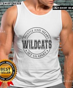 Premium Wildcats Hustle and Heart Set Us Apart Tank Top in stylish design, perfect for sports enthusiasts and casual wear.