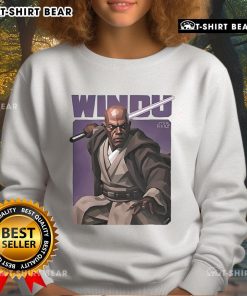 Premium Windu Dirty Star Wars Sweatshirt featuring a stylish design for fans of the iconic sci-fi franchise.