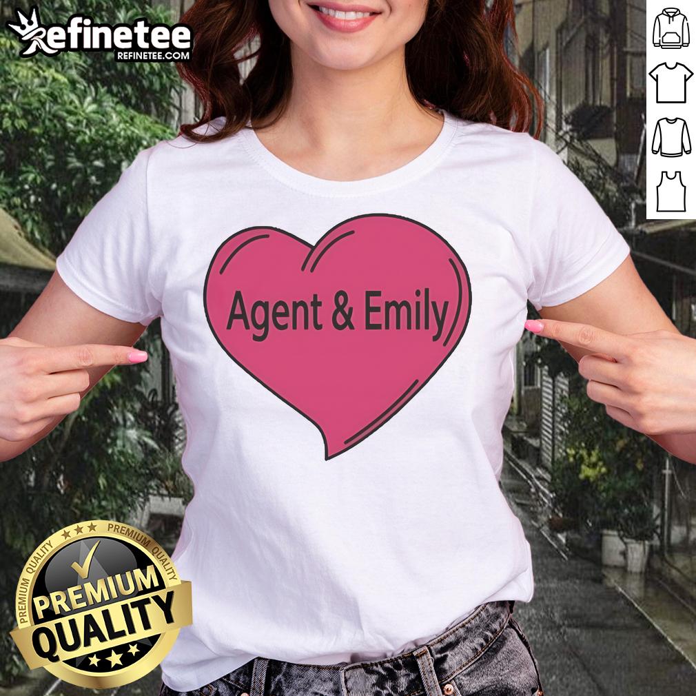 Pretty Agent And Emily Heart Ladies Tee Pretty Agent and Emily Heart Ladies Tee featuring vibrant graphics and a stylish design, perfect for casual wear.