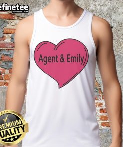 Pretty Agent and Emily Heart Tank Top featuring a stylish heart design in vibrant colors for trendy summer wear.