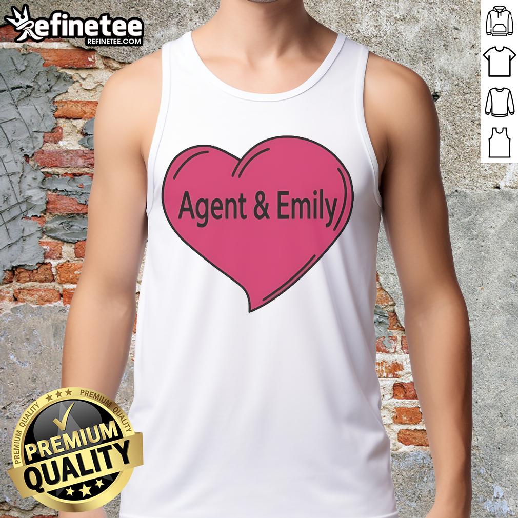 Pretty Agent And Emily Heart Tank Top Pretty Agent and Emily Heart Tank Top featuring a stylish heart design in vibrant colors for trendy summer wear.