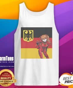 Pretty Asuka Germany anime tank top featuring vibrant colors and a stylish design, perfect for anime fans.