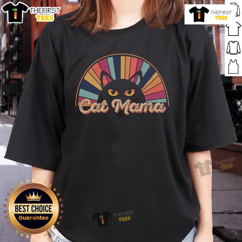 Pretty Cat Mama Vintage Ladies Tee Pretty Cat Mama Vintage Ladies Tee featuring a stylish cat graphic, perfect for cat lovers and vintage fashion enthusiasts.