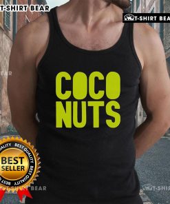 Pretty Coco Nuts Tank Top featuring a vibrant tropical design, perfect for summer casual wear and beach outings.