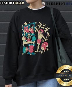 Pretty Cowboy Bebop Corgi Days sweatshirt featuring a cute corgi design inspired by the iconic anime series.
