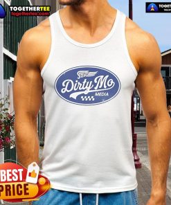 Pretty Dirty Mo Media Oval Tank Top in stylish design, perfect for casual wear and summer outfits.