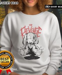 Pretty For Revenge sweatshirt featuring cute stuffed animals, symbolizing playful revenge and unique style.
