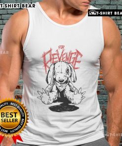 Pretty For Revenge tank top featuring cute stuffed animals, symbol of revenge, perfect for bold fashion statements.