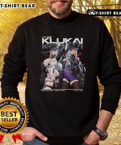 Alt Text: Pretty HK416 Klukai Girls Frontline 2 Exilium sweatshirt featuring vibrant design and stylish fit for fans.