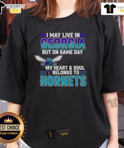 Charlotte Hornets ladies tee showcasing team spirit for game day, perfect for Georgia fans celebrating basketball.