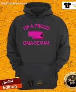 Alt Text: Pretty I'm A Proud Oma Sexual Pride Hoodie showcasing vibrant colors and inclusive design for proud grandmothers.
