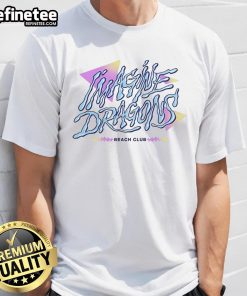 Alt Text: Stylish Imagine Dragons Beach Club T-Shirt featuring vibrant design, perfect for fans and summer outings.