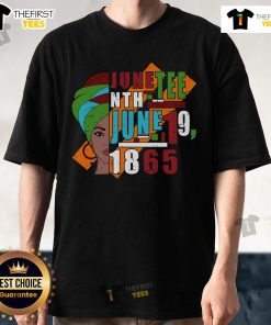 Pretty Juneteenth June 19 1865 T-Shirt featuring a vibrant design celebrating freedom and African American history.