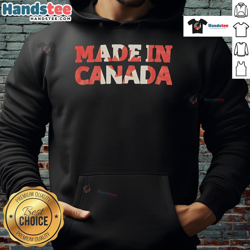 Pretty Made In Canada Hoodie Cozy Pretty Made in Canada Hoodie displayed on a mannequin, showcasing its stylish design and quality craftsmanship.