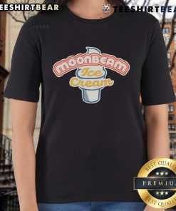 Pretty Moonbeam Ice Cream Ladies Tee featuring a vibrant ice cream graphic on a stylish women's shirt.