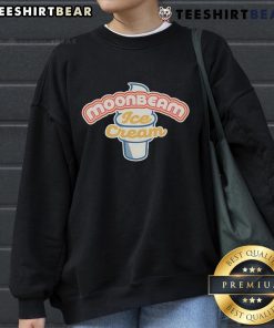 Cozy Pretty Moonbeam Ice Cream sweatshirt in pastel colors, perfect for casual wear and ice cream lovers.