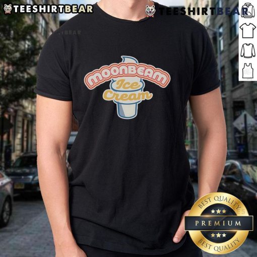 Stylish Pretty Moonbeam Ice Cream T-Shirt featuring a vibrant ice cream graphic, perfect for summer fashion.