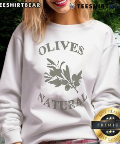 Alt Text: Cozy 'Pretty Museum of Peace and Quiet' sweatshirt featuring olive designs, perfect for casual outings and relaxation.