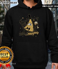 Pretty Naughty Illuminati Triangle Gravity Falls Bill Cipher Hoodie featuring a vibrant design of Bill Cipher's iconic triangle.