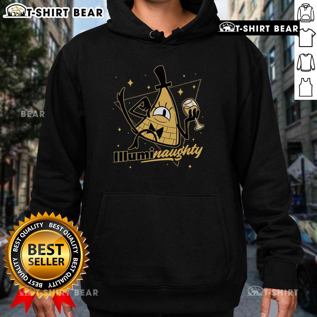 Pretty Naughty Illuminati Triangle Gravity Falls Bill Cipher Hoodie Pretty Naughty Illuminati Triangle Gravity Falls Bill Cipher Hoodie featuring a vibrant design of Bill Cipher's iconic triangle.