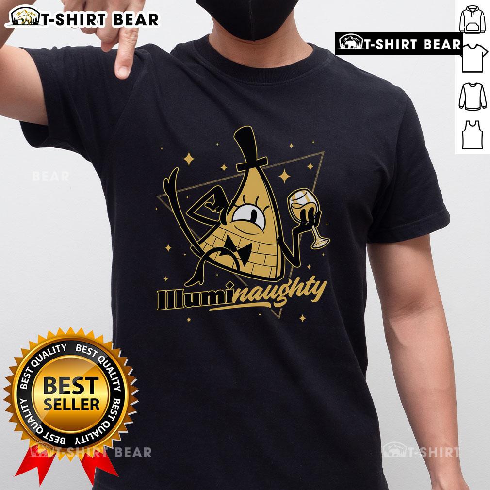 Pretty Naughty Illuminati Triangle Gravity Falls Bill Cipher T Shirt Pretty Naughty Illuminati Triangle Bill Cipher T-Shirt from Gravity Falls featuring a vibrant design and playful graphics.