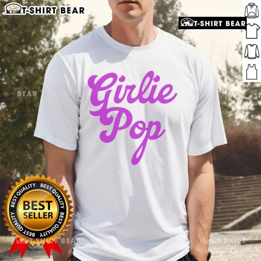 Pretty Olivia Rodrigo Girlie Pop T-Shirt featuring vibrant colors and trendy design, perfect for fans of pop music style.