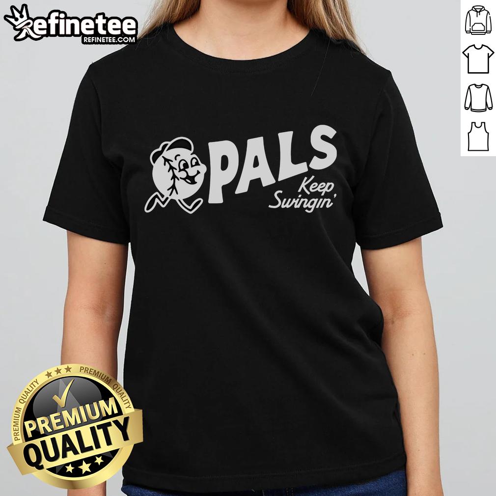 Pretty Pals Keep Swingin' Ladies Tee Pretty Pals Keep Swingin Ladies Tee in vibrant colors, showcasing a fun and stylish design perfect for casual wear.