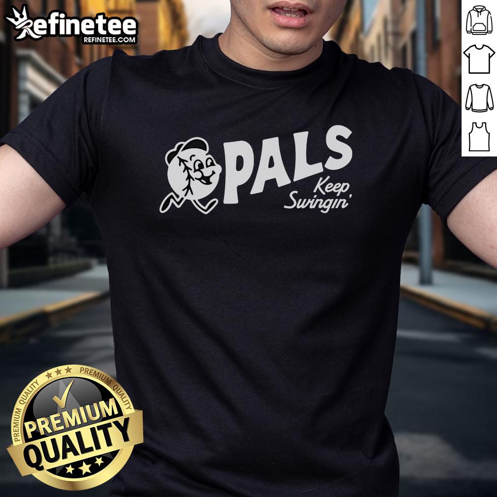 Pretty Pals Keep Swingin' T Shirt Pretty Pals Keep Swingin' T-Shirt featuring colorful graphics and a playful design perfect for casual wear.