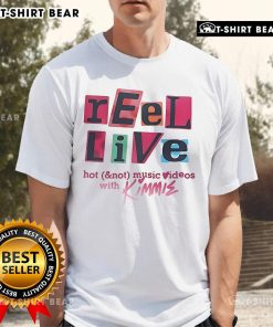 Pretty Reel Live Kimmie T-Shirt featuring vibrant music video graphics from Hot Not Music Videos.