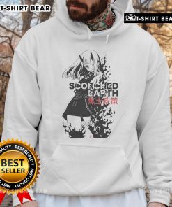 Pretty Scorched Earth anime hoodie featuring vibrant graphics and unique design for anime enthusiasts.