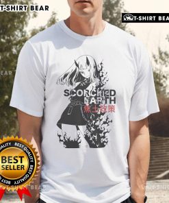 Pretty Scorched Earth Anime T-Shirt featuring vibrant graphics and a unique design perfect for anime fans.